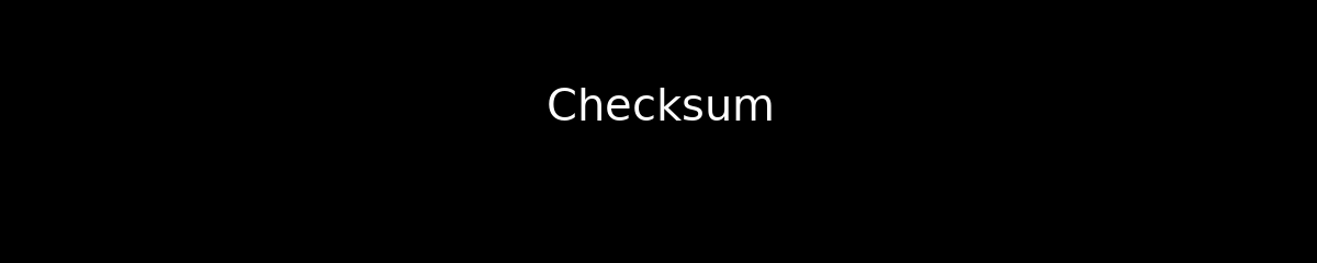 Checksum
