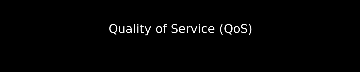 Quality of Service (QoS)
